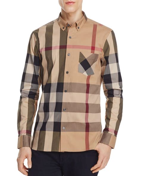 burberry casual button doen xs